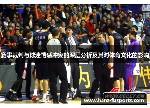 赛事裁判与球迷情感冲突的深层分析及其对体育文化的影响
